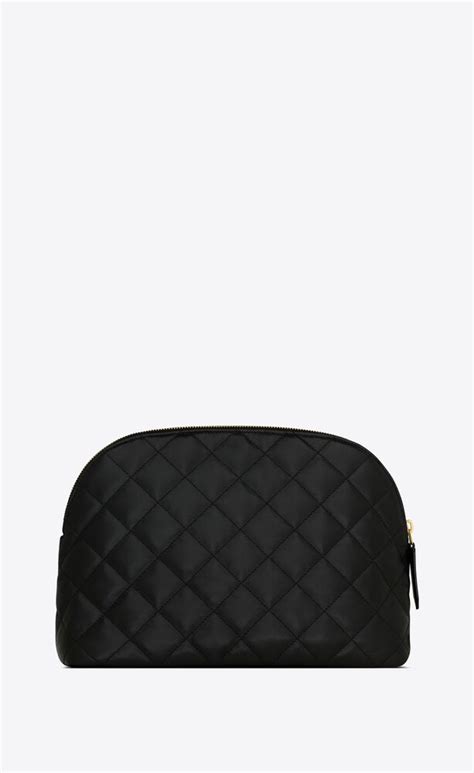 ysl lipstick pouch|saint laurent quilted pouch.